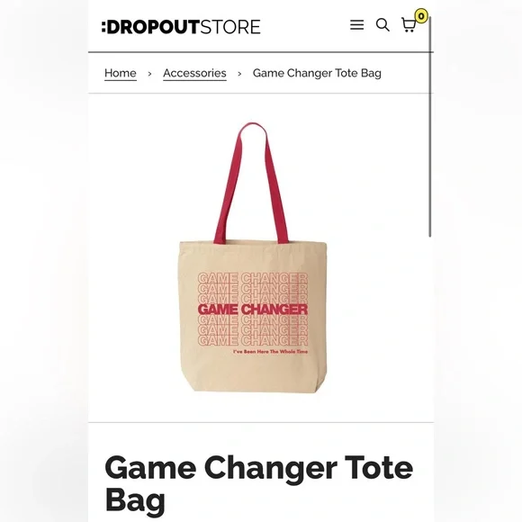 Game Changer Tote Bag - Picture 1 of 4